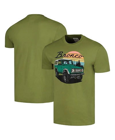 American Needle Men's Olive Bronco Brass Tacks T-Shirt