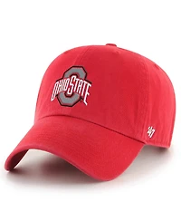 '47 Brand Men's Scarlet Ohio State Buckeyes College Football Playoff 2025 National Championship Game Clean Up Adjustable Hat