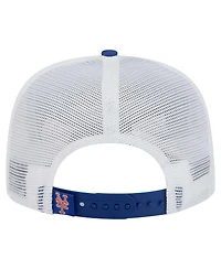 New Era Men's Royal New York Mets 9FIFTY A-Frame Trucker Snapback Hat