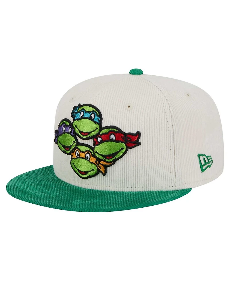 New Era Men's Cream/Green Teenage Mutant Ninja Turtles 9FIFTY Snapback Hat