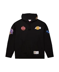 Mitchell & Ness Men's Black Los Angeles Lakers Hardwood Classics Blackout Collection Pullover Hoodie