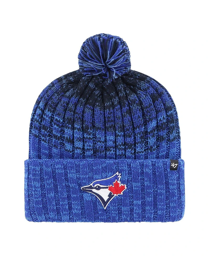 '47 Brand Men's Royal Toronto Blue Jays Cascade Cuffed Knit Hat with Pom