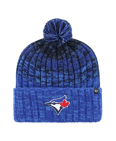'47 Brand Men's Royal Toronto Blue Jays Cascade Cuffed Knit Hat with Pom