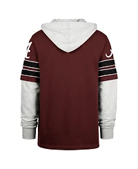 '47 Brand Men's Crimson Alabama Tide Big Tall Blitz Lacer Pullover Hoodie