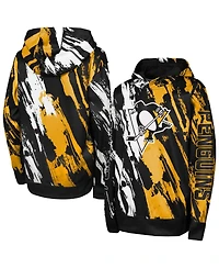 Outerstuff Preschool Black Pittsburgh Penguins Master Snipe Pullover Hoodie