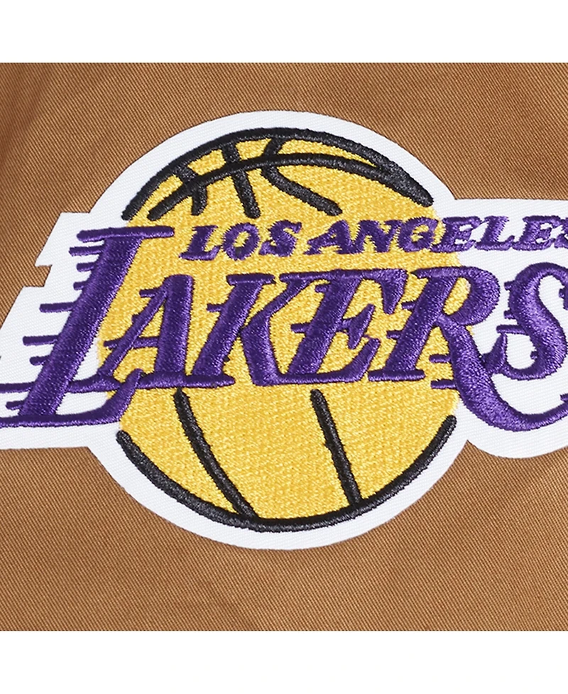 Pro Standard Men's Brown Los Angeles Lakers Paint The City Full-Zip Jacket