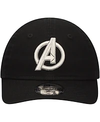 New Era Toddler Black The Avengers 9TWENTY Adjustable Hat