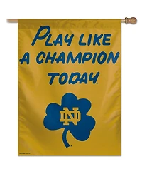 Fanatics Wincraft Notre Dame Fighting Irish 28" x 40" Play Like A Champion Today Single-Sided Vertical Banner