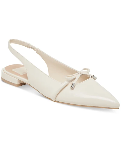 Dolce Vita Women's Payge Bow Pointed-Toe Slingback Flats