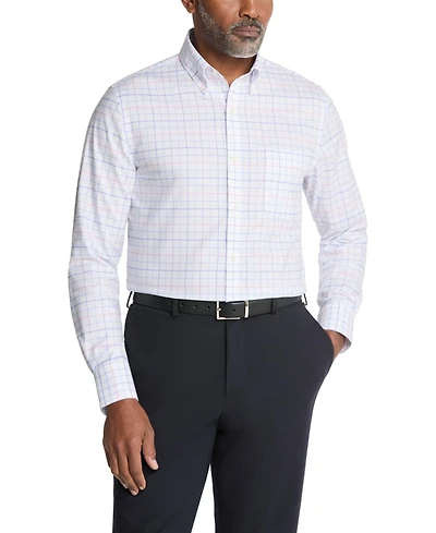 Tommy Hilfiger Men's Flex Wrinkle Free Stretch Pinpoint Dress Shirt