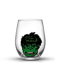 JoyJolt Marvel Heroes Stemless Drinking Glasses, Set of 4