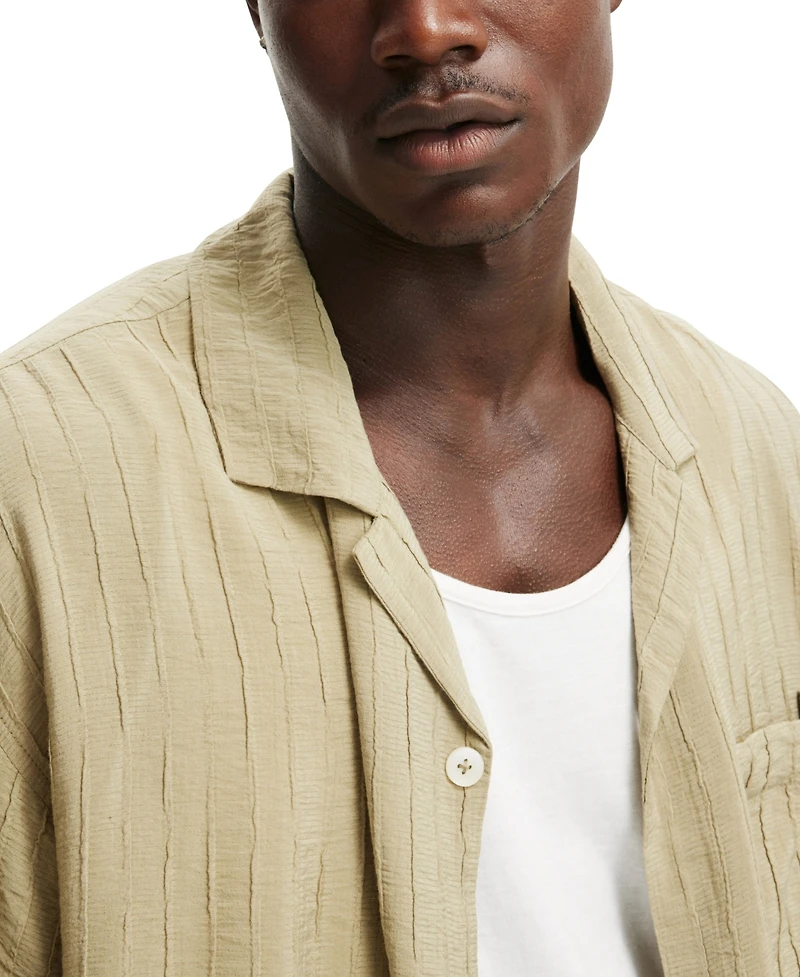 Cotton On Men's Box Fit Short Sleeve Shirt