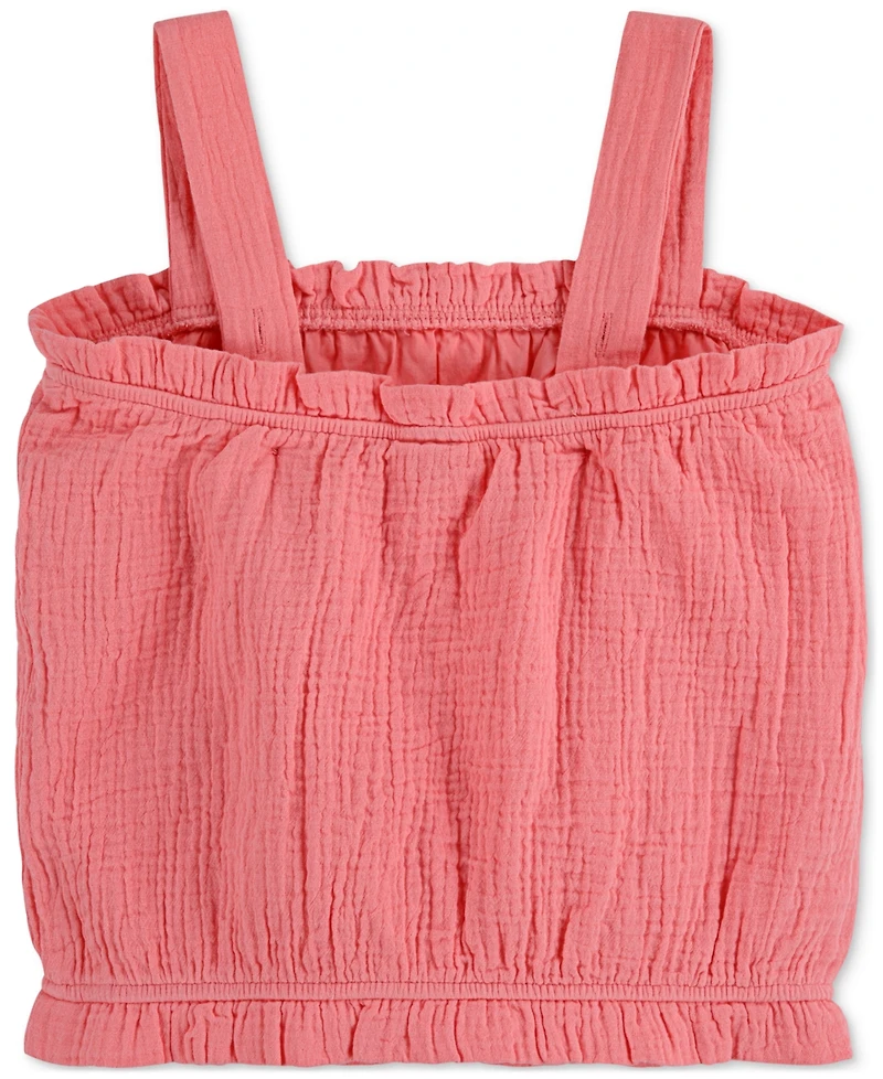 Hurley Big Girls Cotton Gauze Tank Top