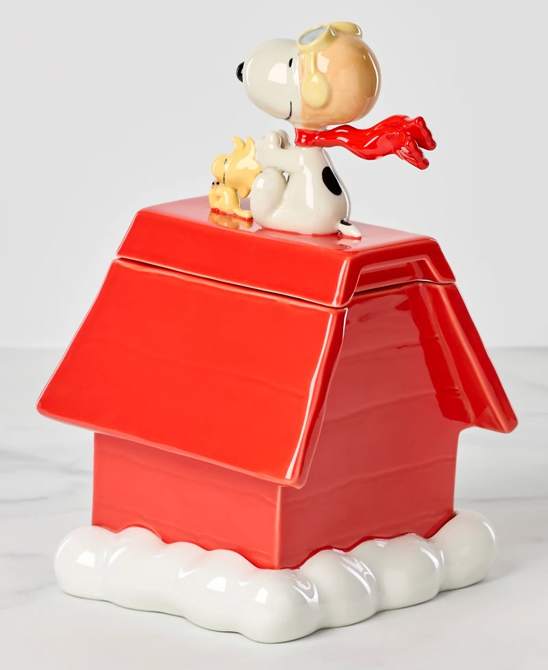 Lenox Chef Snoopy Figural Porcelain Cookie Jar