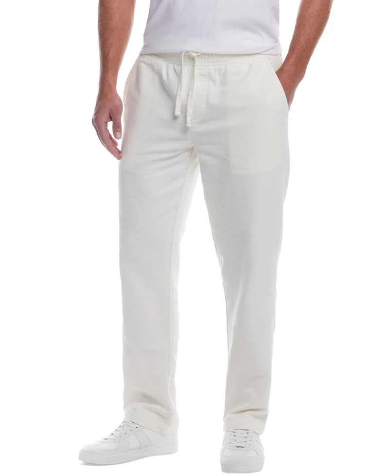 Weatherproof Vintage Men's Regular-Fit Linen Blend Drawstring Pants