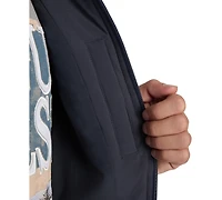 Guess Men's Lightweight Logo Full-Zip Bomber Jacket