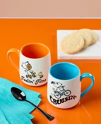 Lenox Peanuts Cruisin' & Feelin' Fine Mugs, Set of 2