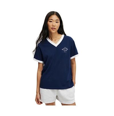 Cotton On Women's Active V Neck Tshirt
