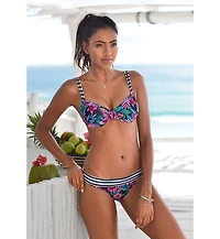 Lascana Women's Pattern Underwire Bikini Swimsuit Top Bra Sizing