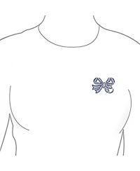 Bling Jewelry Victorian Style Royal Crystal Pave Filigree Ribbon Brooch Pin Silver Plated