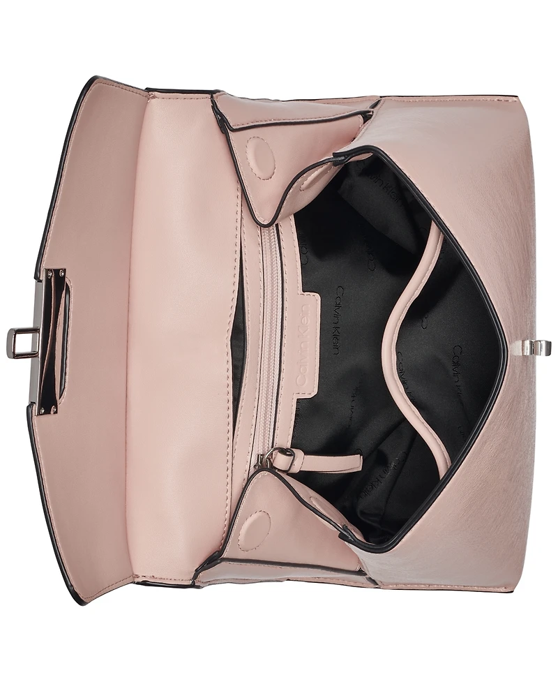 Calvin Klein Becky Convertible Turn Lock Crossbody Bag