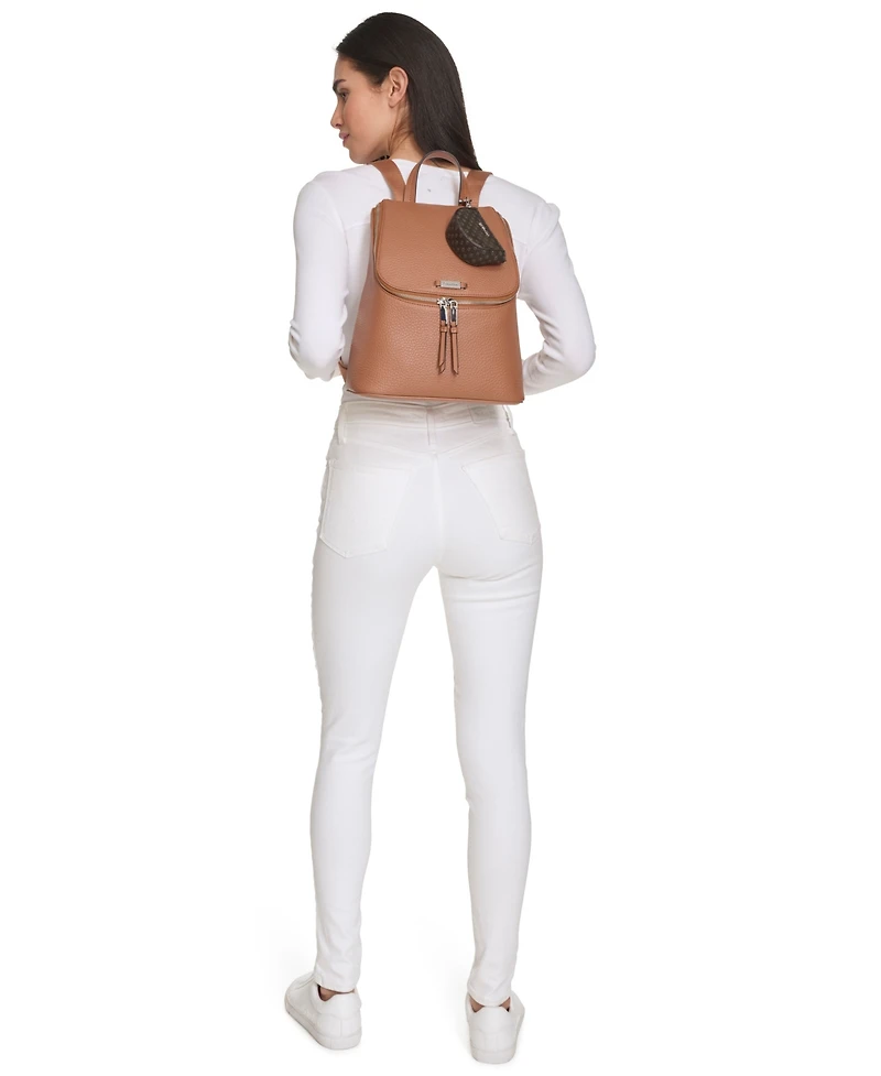 Calvin Klein Zulle Zip-Around Backpack with Signature Hang Off