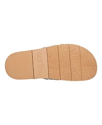 Earth Women's Flurry Woven Crisscross Flat Sandals