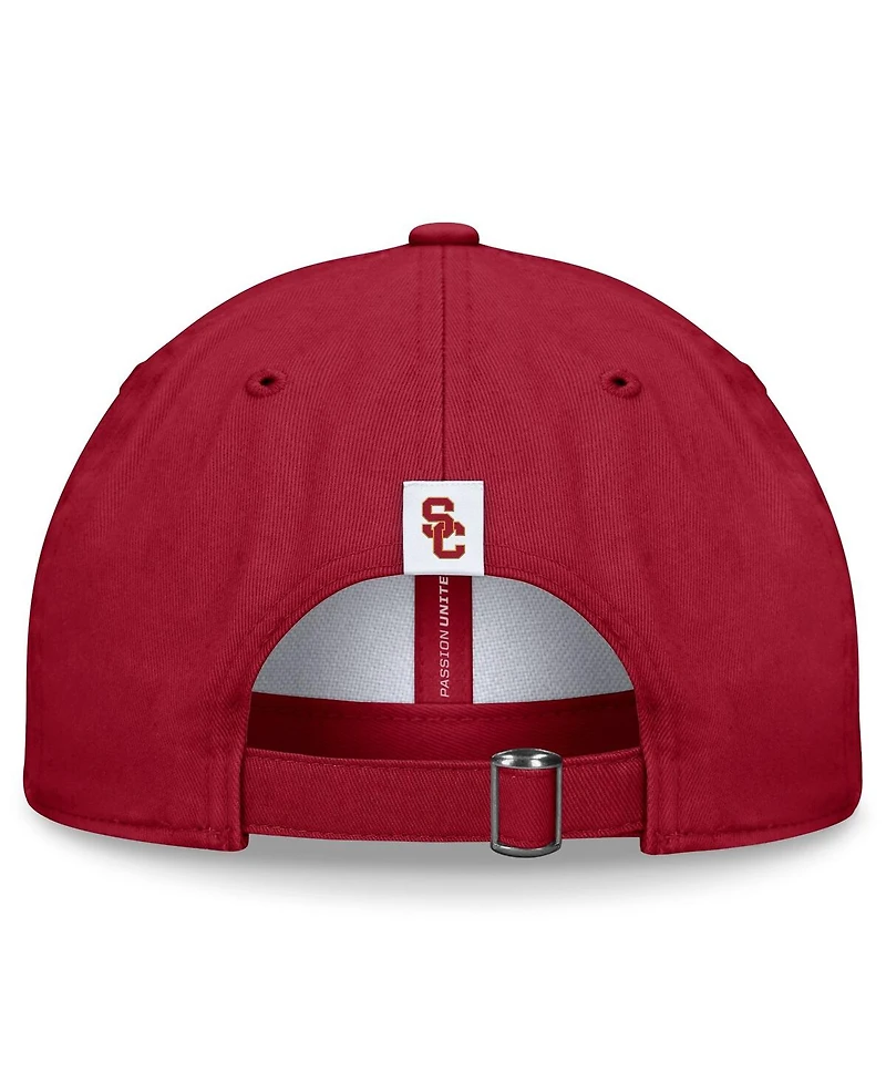 Top of the World Men's White/Cardinal Usc Trojans Heritage Weston Adjustable Hat