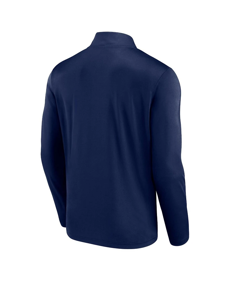 Fanatics Men's Navy Boston Red Sox Head-to-Head Quarter-Zip Top