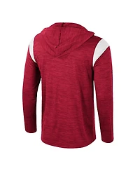 Colosseum Men's Cardinal Arkansas Razorbacks Dozer Half-Zip Windshirt