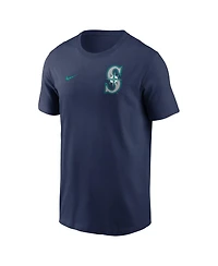 Nike Men's Navy Seattle Mariners 2-Hit T-Shirt