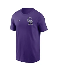 Nike Men's Purple Colorado Rockies 2-Hit T-Shirt