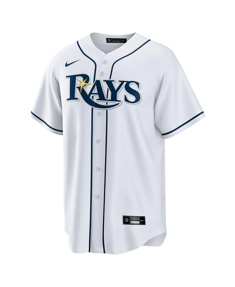 Nike Men's Junior Caminero White Tampa Bay Rays Home Replica Player Jersey