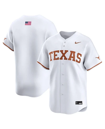 Nike Men's White Texas Longhorns College Limited Baseball Jersey