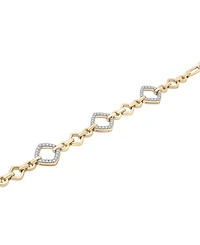 Wrapped in Love Diamond Rhombus Link Bracelet (1/4 ct. t.w.) in 14k Yellow Gold, Exclusively at Macy's