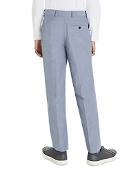 Michael Kors Big Boys Chambray Classic-Fit Stretch Dress Pants