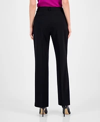 Tahari Asl Women's High-Rise Straight-Leg Pants