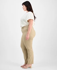 Jones New York Plus Lexington Straight-Leg Jeans