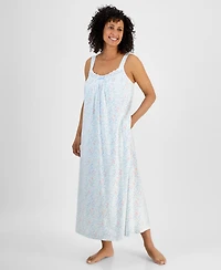 Charter Club Women's Cotton Eyelet Tank Nightgown, Exclusively at Macy's