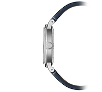 Raymond Weil Men's Swiss Automatic Millesime Small Seconds Denim Blue Leather Strap Watch 40mm