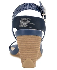 Kenneth Cole Reaction Women's Greatly Thong Almond Toe Wedge Sandals