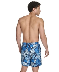 Calvin Klein Men's Regular-Fit Quick-Dry 5" Swim Trunks with Compression Short Liner