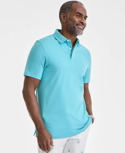 Club Room Men's Knit Polo Shirt, Exclusively at Macy's