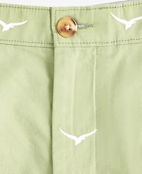 Club Room Men's Seagull Embroidered Shorts, Exclusively at Macy's