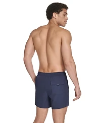 Calvin Klein Men's Core Euro Regular-Fit Quick-Dry 5" Swim Trunks with Compression Short Liner