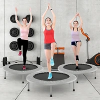 Mini Folding Trampoline Portable Recreational Fitness Rebounder