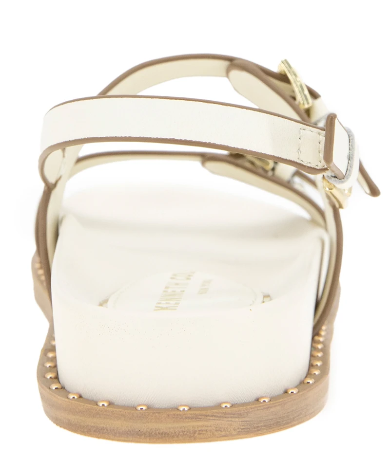 Kenneth Cole New York Women's Drinity Round Toe Flat Sandals