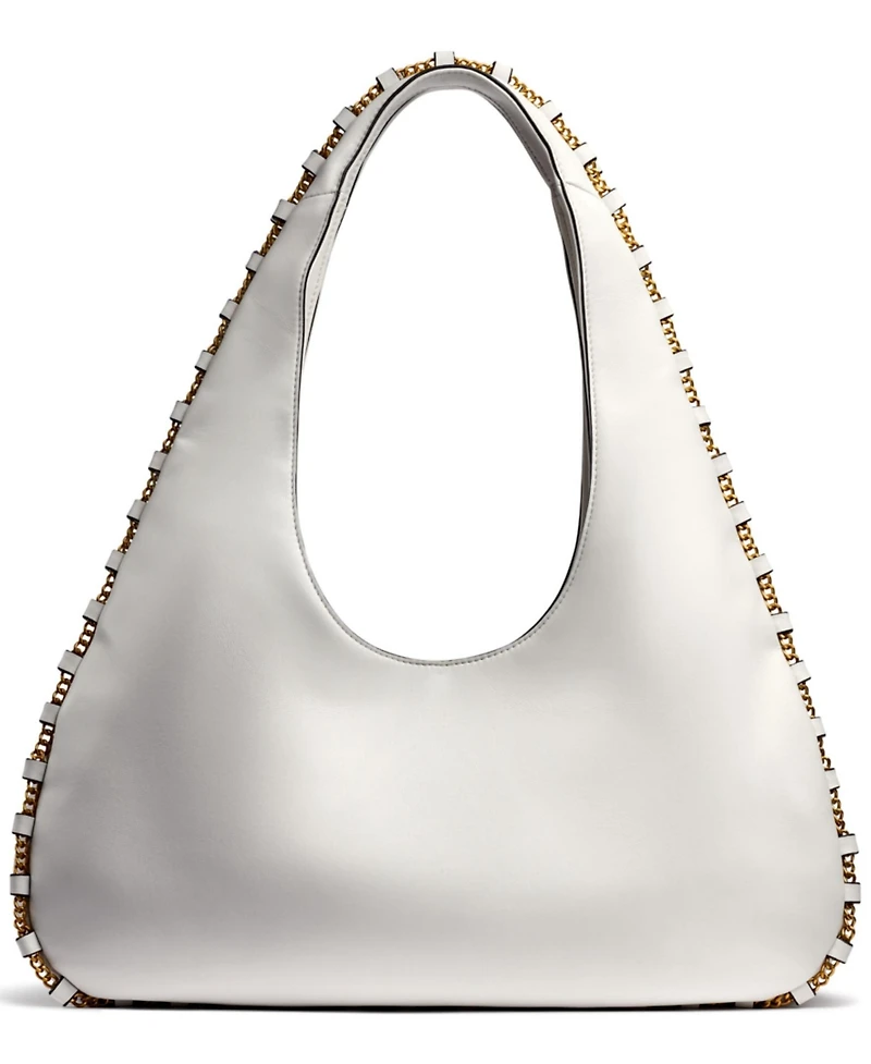 Donna Karan New York Batiste Triple Compartment Leather Shoulder Bag