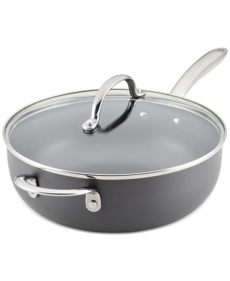 Rachael Ray Professional Hard-Anodized Nonstick 4-Qt. Saucier Saucepan