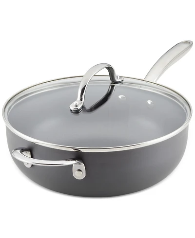 Rachael Ray Professional Hard-Anodized Nonstick 4-Qt. Saucier Saucepan